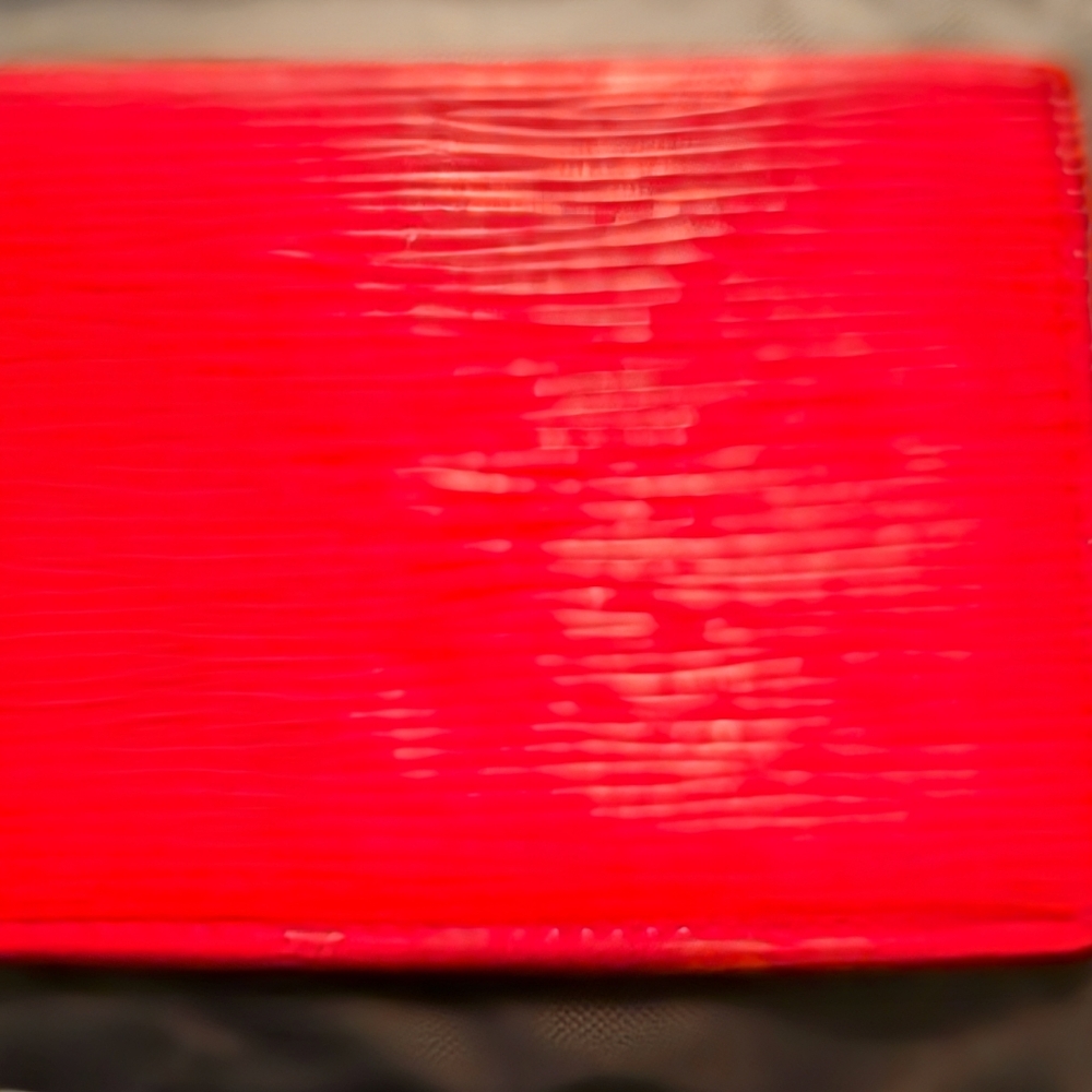 Louis Vitton red epi card holder - Picture 2 of 5